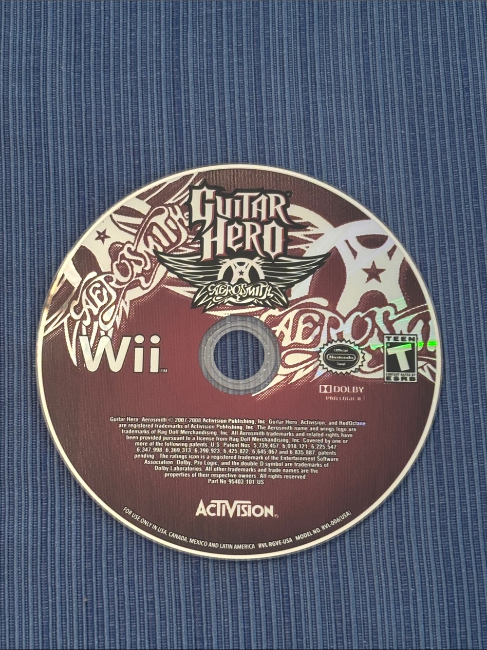 Guitar Hero Aerosmith - Nintendo Wii Game